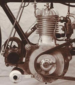 c1906 Minerva motor in Lewis motorcycle