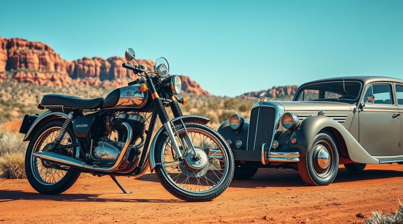 A Henderson down under - veteran cars and motorcycles