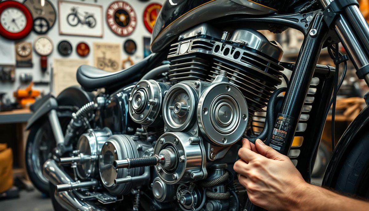 Craftsmanship in motorcycle engine construction