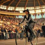 Mlle Serpolette at the Velodrome d'Hiver 1896