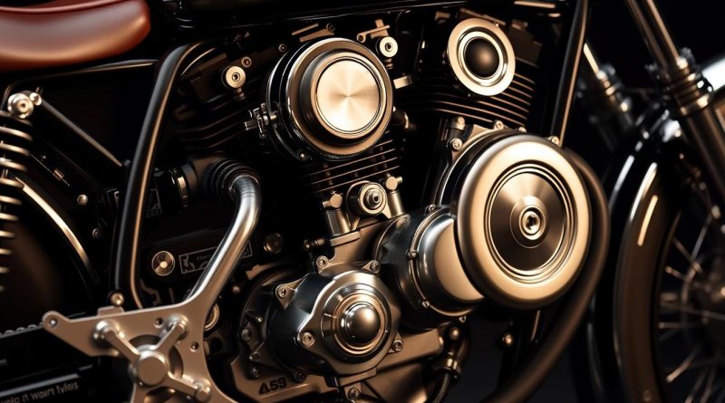 Precision engines in Lewis Motorcycles