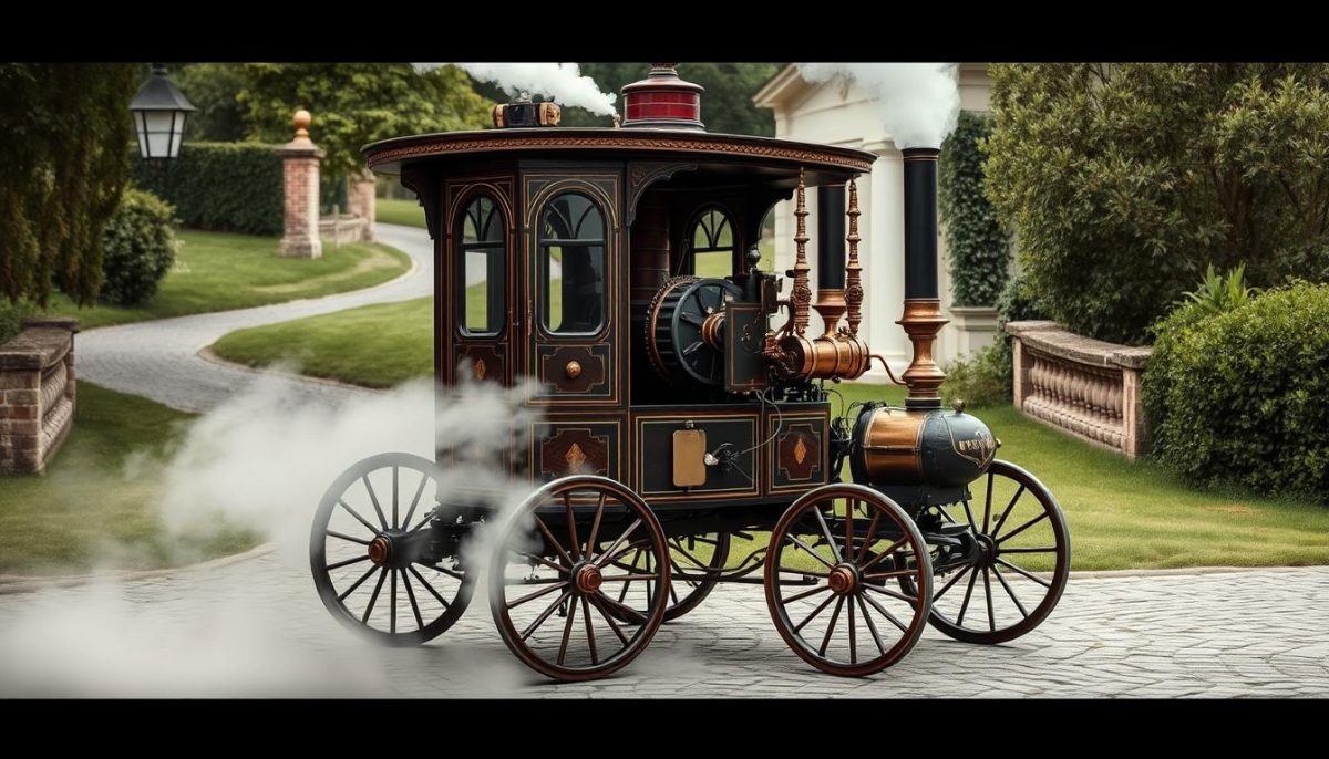 Shearer Steam Carriage invention