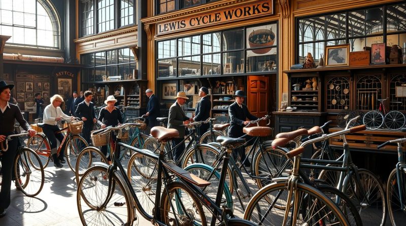 The Ormonde Bicycle Depot and the Lewis Cycle Works 1893